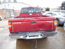 2001 TOYOTA TACOMA SR5 CREW CAB RED AT 3.4 4WD Z19565